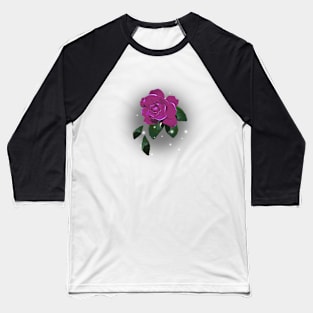 Violet Rose Baseball T-Shirt